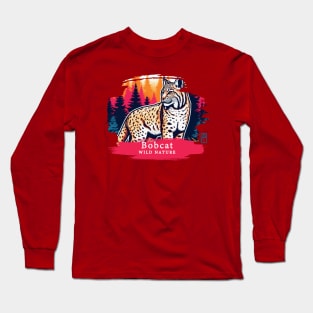 Bobcat - WILD NATURE - BOBCAT -5 Long Sleeve T-Shirt